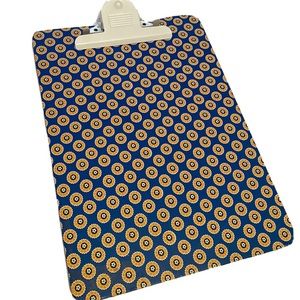 Vera Bradley Clipboard Blue And Yellow Floral